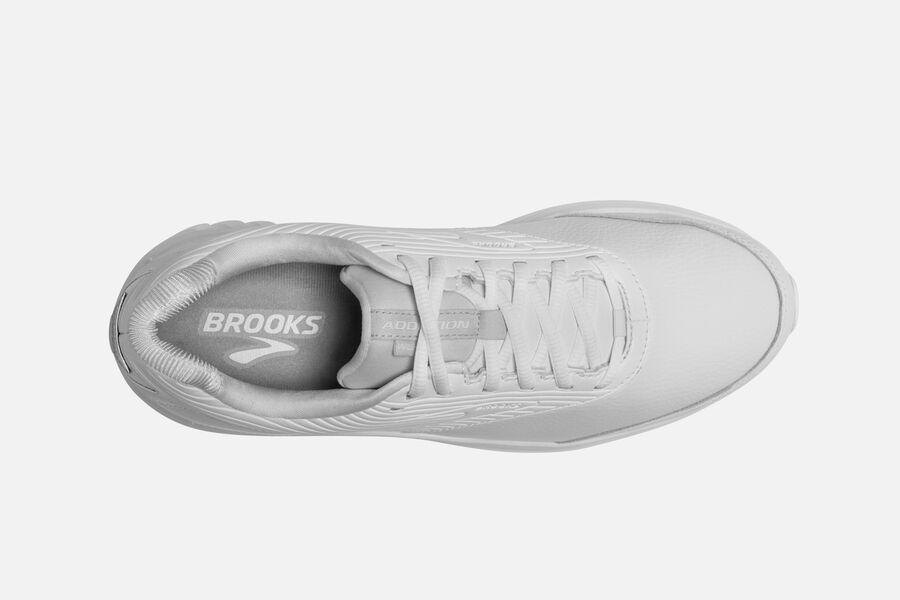 Brooks Running Shoes - Addiction Walker 2 Mens - White - IOB-938512